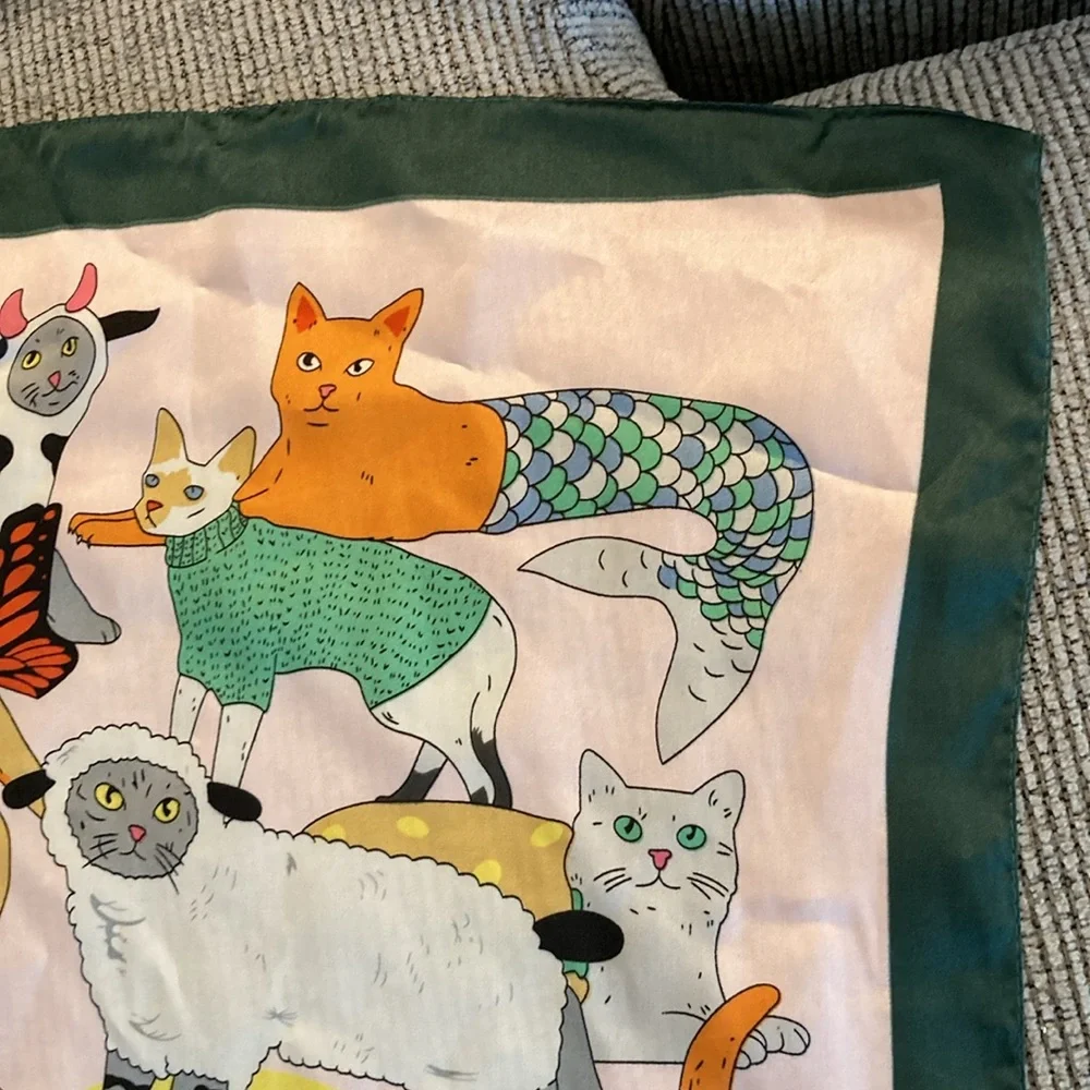 None cat scarf